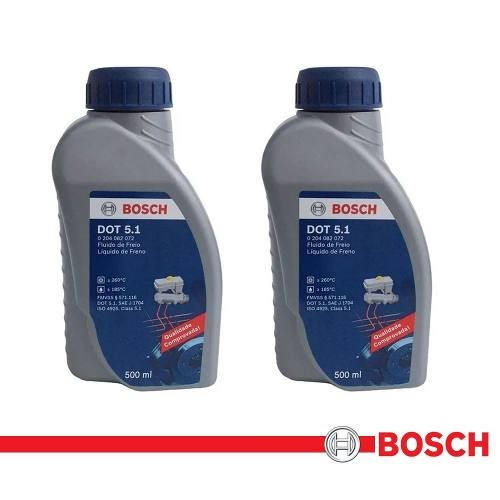 2 Fluídos De Freio Bosch Dot 5.1 Para Troller T4