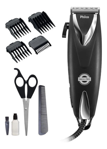 Cortador De Cabelos Philco Pcr12cr Skull Pro Chrome 9 Em 1