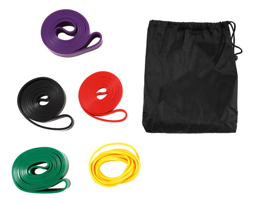 Bandas De Resistencia 5pcs Gym Crossfit Ligas