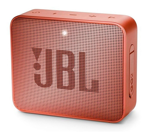 Caixa De Som Portátil Jbl Go 2 Marron Dourado Bluetooth