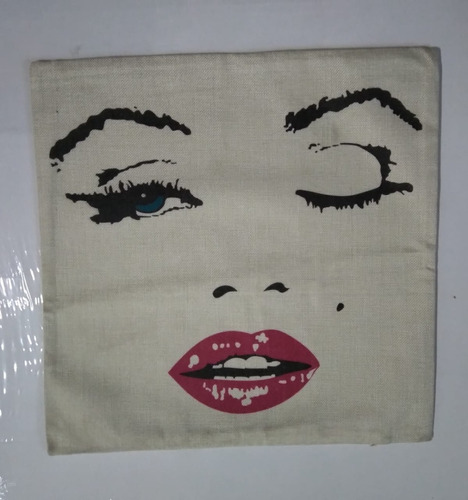 Funda De Cojín Marilyn Labios Rojos/ Runn