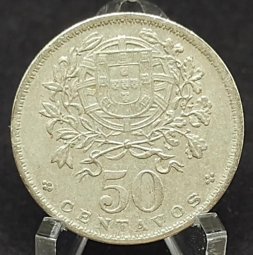 Moeda 50 Centavos 1929 Portugal - Rara Nesta Conservação (Usado)
