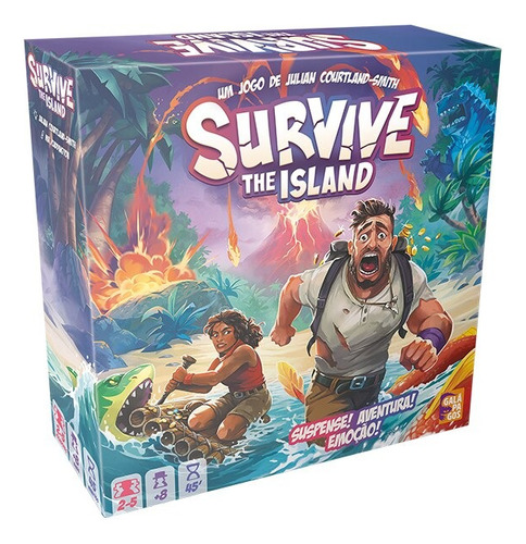 Survive The Island Edição Revisada Jogo Tabuleiro Galápagos