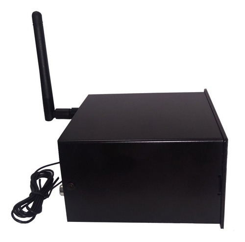 Receptor Frahm Usb Sd App Fm Bluetooth P/ Amplificador Dvd Cor Preto