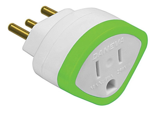 Adaptador Reverso Daneva Dn1629 2p+t 10a 250 Volts Sortidos