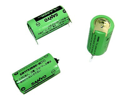 2pcs Sanyo Batería Cr17335se 3v Con 3p Las Pestañas Para Pod