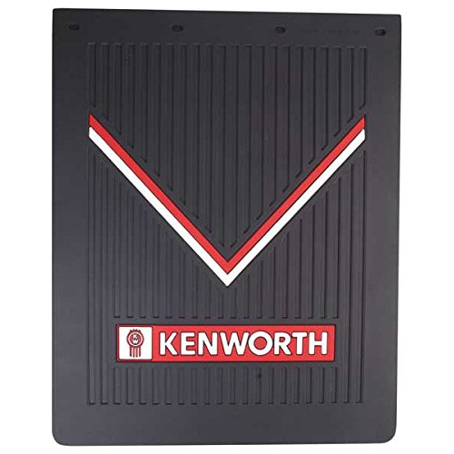 Kenworth Solapa Goma Negra Oem Logotipo Rojo Blanco 30 X 24 