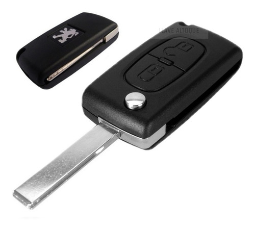 Carcasa Llave Navaja Peugeot 307 207 Gti Con Logo