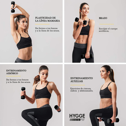 Imagen 7 de 10 de Mancuerna Pesa 1 Kg Recubierta Neoprene Funcional Fitness