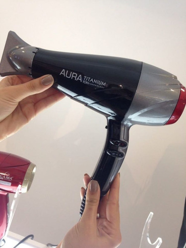 Imagen 9 de 10 de Secador Pelo Gama Aura Titanium Ion 2400w Frio Calor