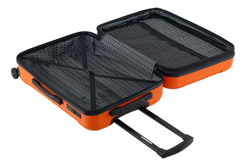 Valija Hummer Mediana 24puLG Abs Equipaje Maleta Amplia Color Naranja