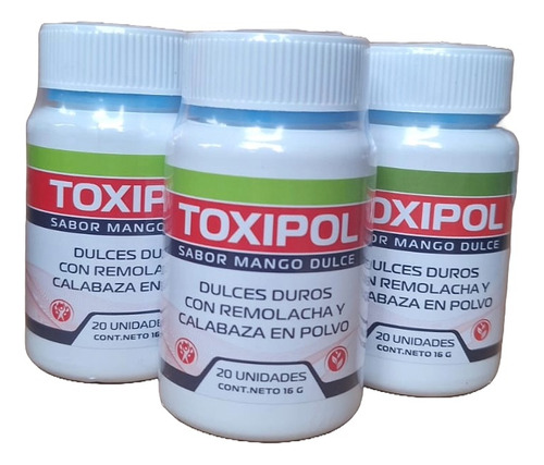 3 Toxipol Original + Guia Uso - Unidad a $5417