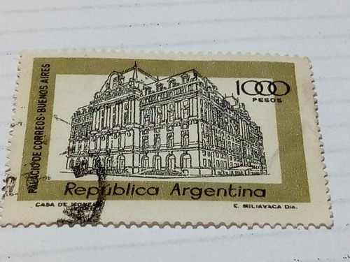 Estampilla Palacio De Correos     1000 Pesos             (4)