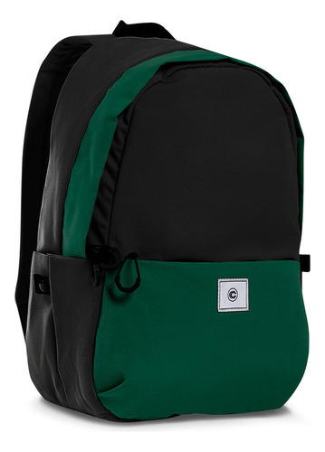 Mochila Para Laptop Coolcapital Tanker 15 Pulgadas Color Negro con Verde