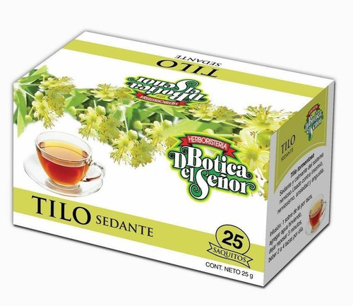 Té De Tilo Botica Del Señor 25 Saquitos