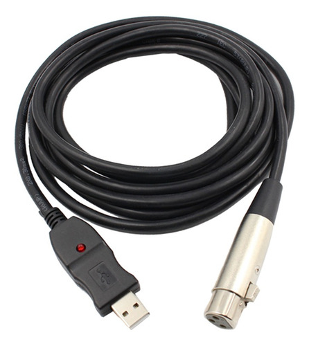 Imagen 6 de 7 de Cable De Micrófono Usb Cable De Conexión De Mic Cable De