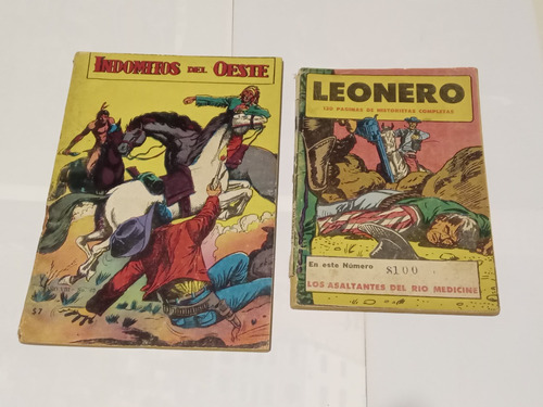 2 Revistas Leonero N° ** - Indomitos Del Oeste N° 42