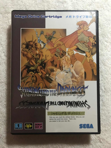 Shining And The Darkness Mega Drive Original Completo Usado