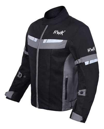 Chaqueta Hwk Mesh Air Color Negro Talla Xl Moto