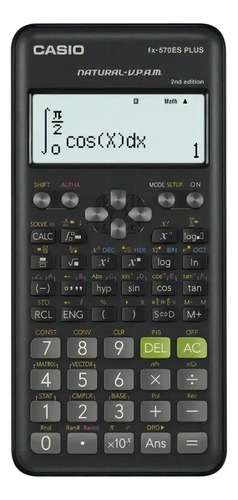 . Calculadora Casio Fx570 Es Plus 2 Generación Color Negro