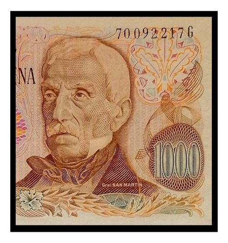 Argentina 1000 Pesos Ley 1981 G Sc Bot 2453