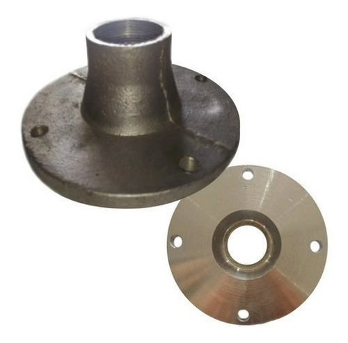 Kit 2 Adaptador De Corneta Rosca Flange Kallaus Em Aluminio