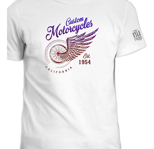 Camisetas Estampadas Motociclista Llanta Stunt Inp Ink