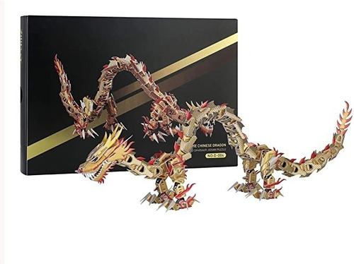 Puzzle 3d Dinosaurio Serie Chino Dragón Rompecabezas Para .