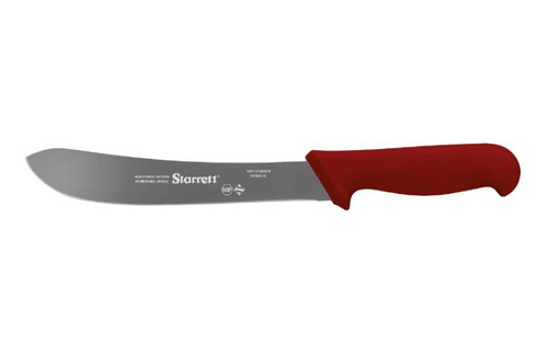 Faca Evisceracao Starrett Lam. Curvada Estreita 25cm Bkr606 Cor Vermelha