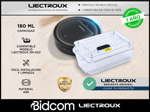 Repuesto Depósito De Agua Aspiradora Robot Liectroux Zm-002