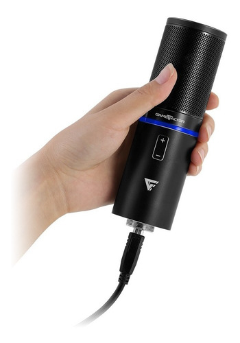 Micrófono Game Factor MCG700 condensador cardioide negro