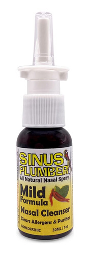 Sinus Plumber Nueva Formula Mild - Limpiador Nasal Para Aler