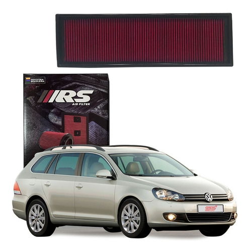 Filtro Ar Esportivo Inbox Rs Vw Jetta 2.5 170cv 2010