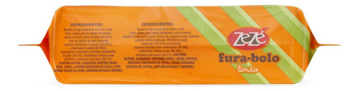 Kit C/ 2 Biscoito Champagne Fura-bolo Limao Zeze 180g