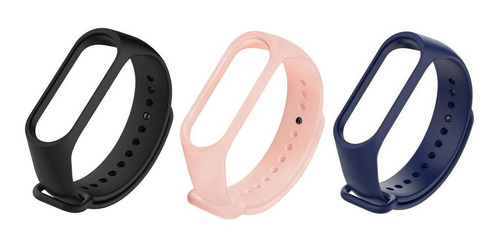 Kit 3 Pulseira Compativel C/ Mi Band 4 /mi Band 3 Envio Ja