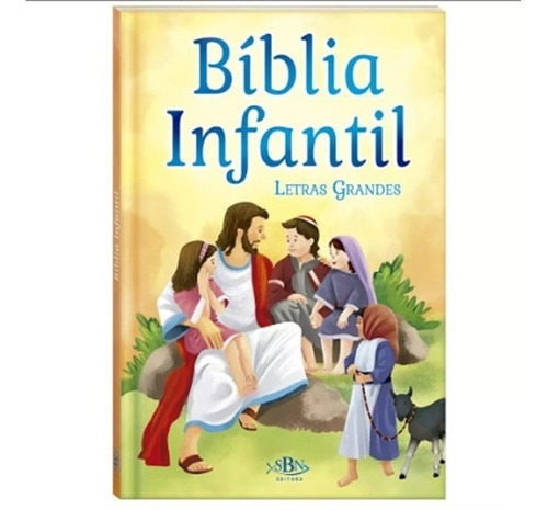 Bíblia Infantil | (letras Grandes) Ilustrada Capa Dura Almofada, Editora Todolivro Distribuidora Ltda., Capa Dura Em Português.