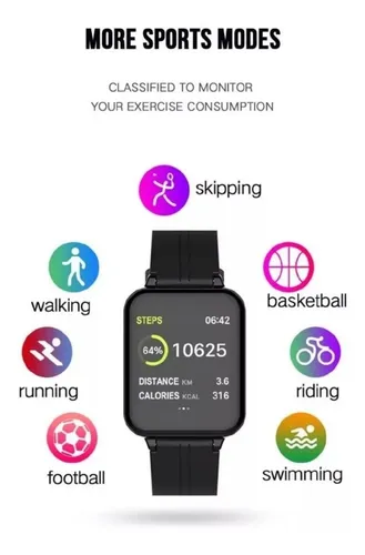 Smartwatch Gps Reloj Inteligente Sumergible Control Musica