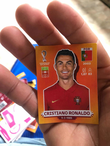 Imagen 1 de 1 de Estampa Cristiano Ronaldo Mundial Qatar 2022 Portugal