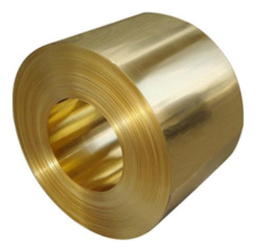 Fleje De Latón Recocido De 0,60 Mm X 60 Cm Por 1 Metro Dorado