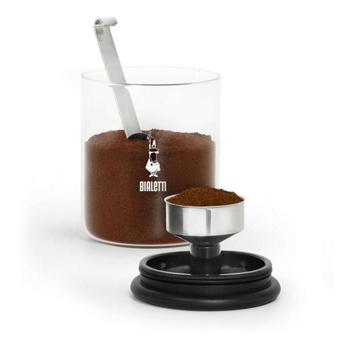 Imagem 3 de 3 de Kit Pote Vidro Barattolo+brinde Café Napoli Para Coador 250g