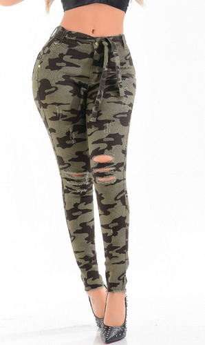 Imagem 1 de 10 de Calça Jeans Com Cinto Laço Clochard Feminina Cintura Alta..