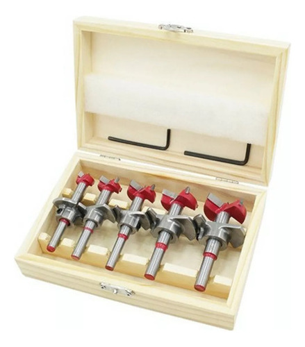Fresas Brocas De Rauter Avellanador Hinged Bits 15-35mm 5 Pz