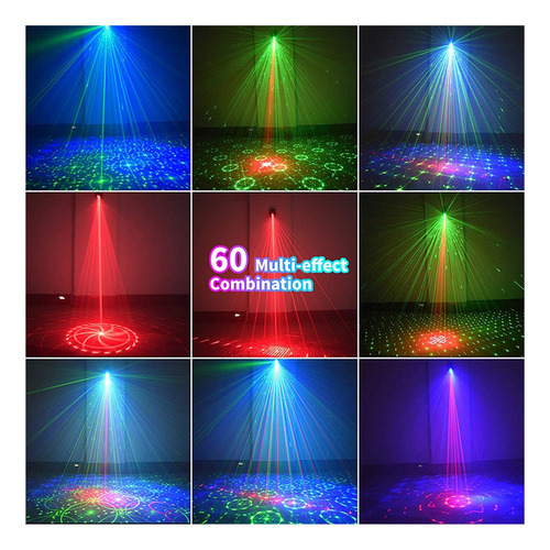 Rgb Mini Dj Disco Proyector De Luz Usb Recargable Led Uv