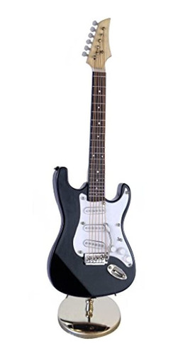 Negro Guitarra Eléctrica Miniatura Réplica
