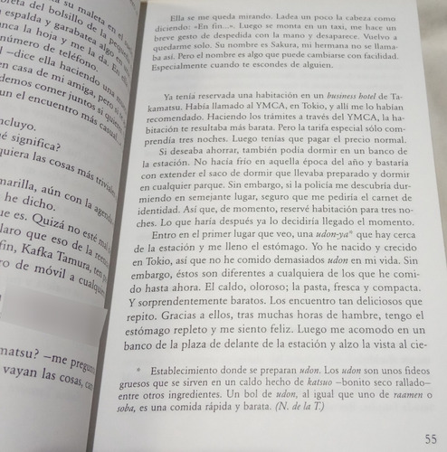 Libro Kafka En La Orilla De Haruki Murakami Ed Maxi Tusquets (Usado)