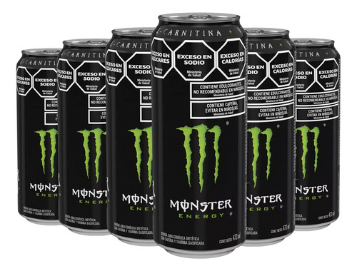 Monster Energy Original Drink Energizante Pack X6 - Sufin