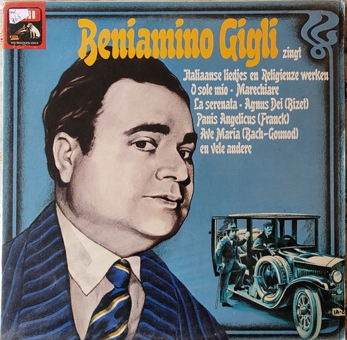 Vinilo Lp De Beniamino Gigli -  Zingt (xx965