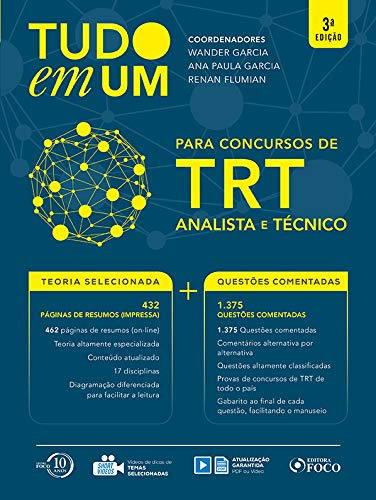 Libro Tudo Em Um Trt Analista E Técnico 3ª Edição 2018 De To