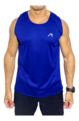 Remera Musculosa Hombr Deportiva Training Fit Running Alpina