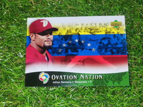 Cv Johan Santana 2006 Upper Deck Ovation World Baseball Wbc